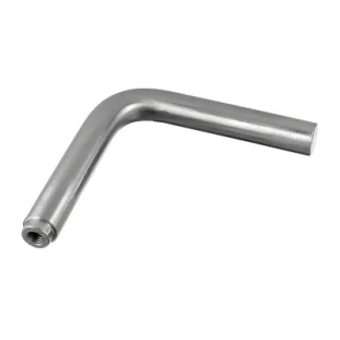 QRAIL postiots MOD0810 alt keermega torule Ø 42,4mm AISI304 harjatud