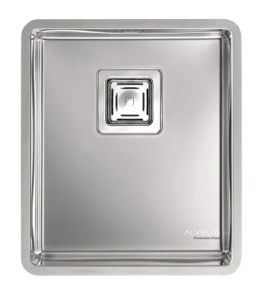 ALVEUS köögivalamu QUADRIX 20, 340x400x200mm, U, roostevaba teras, satiin