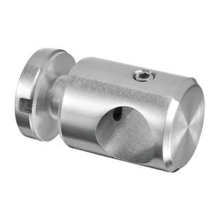 QRAIL punktkinnitus MOD0746 torule Ø 16,0mm 6-12mm klaasile AISI304 harjatud