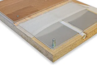 Koskitherm alumiinium soojusjaotusplaat 30mm plaadile 0,4x280x2000mm