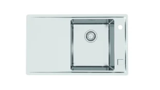ALVEUS köögivalamu STRICTO 10, 790x472mm, parem, pealt paigaldatav (F/S), roostevaba teras, satiin