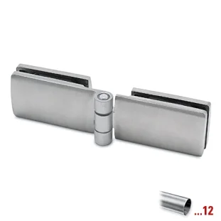 GF hing klaasuksele MOD0502 klaas/klaas 180 kraadi 8-10mm klaasile toon RST harjatud