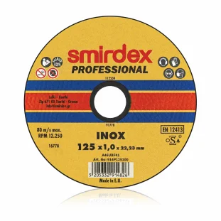 SMIRDEX metalli lõikeketas Inox professionaal 125x1mm