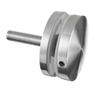 QRAIL punktkinnitus MOD0745 Ø 60mm 8-21mm klaasile AISI316 harjatud