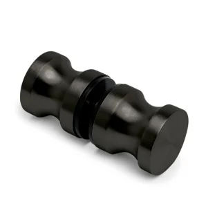 GF uksenupp MOD0107 klaasuksele 6-12mm toon must