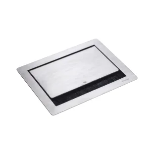 SCH EVOline FlipTop Push pistikupesa, 2xSchuko+2USB, 3-ne, roostevaba