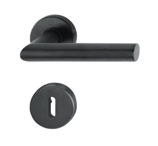 HOPPE link+kilp E1400Z/42K/42KVS OB Amsterdam F96-1-R 35-42mm QF satin black - Resista®