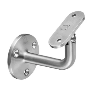 QRAIL käsipuu kinniti MOD0102 seinal sileda tallaga liikuva peaga AISI304 harjatud