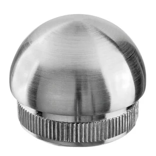 QRAIL otsakate MOD5730 torule Ø 48,3x2,6mm AISI304 harjatud