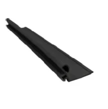 CDA tihend AL 10mm klaasile ukselengile pikkus 2510mm toon must