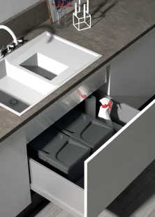UNIONPLAST prügisüseemi prügiämbrid kaanega 2x7L (L155,S216,K266mm)