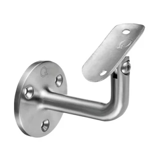 QRAIL käsipuu kinniti MOD0102 seinal torule Ø 48,3mm liikuva peaga AISI304 harjatud