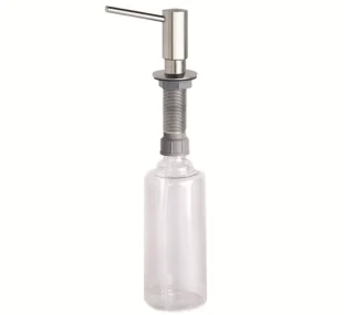 ALVEUS soap dispenser CAIRO 500ml, brass, brushed steel