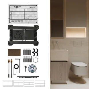 EdPlit peidetud WC-loputusnupp M5