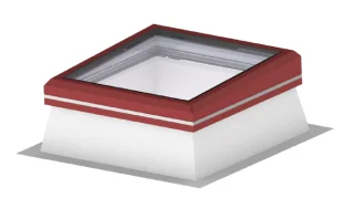 LAMILUX FE3° 3x klaas 100/100 K15 Kinnine. Ug=0,6W/m²K. 15cm alusraam. RAL alumiinium profiil. 39dB