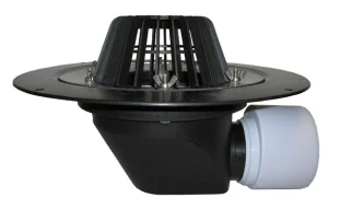 HL lamekatusekaev DN75/110mm, horisontaalne, surverõngaga ühendusega - HL64