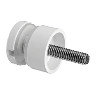 QRAIL punktkinnitus MOD0746 klaasile 6-16mm Ø30mm zamack RAL9016