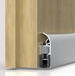 ATHMER automaattihend Schall-Ex® Applic A 805mm hõbedane C-0 pindpaigaldusega