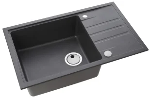 ALVEUS köögivalamu INTERMEZZO 130, 780x480x215mm, I/U, graniit, carbon-G91