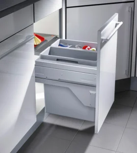 HAILO Euro Cargo S 450 prügikastisüsteem 19L/19L+katteplaat metall, helehall