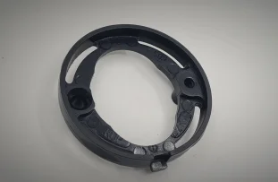 HOPPE alusrosett DIN/EURO WC kilbile läbiv kinnitus plasti kruvile 38mm