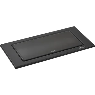 SCH EVOline Backflip pistikupesa, 2xSchuko+1xUSB-C , must matt klaas