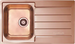 ALVEUS köögivalamu MONARCH LINE 20, 860x500mm, I, roostevaba teras, vask