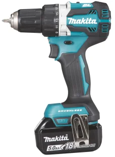 Makita Akutrell 18V, harjadeta, 2x5,0Ah+22min laadija, 54/30Nm