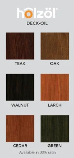 HOLZÖL DECK-OIL Terrassiõli CEDAR (seeder), 2,5L