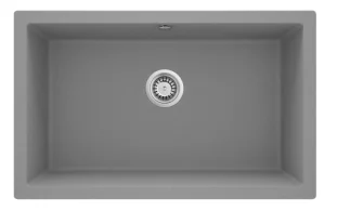 DEANTE valamu CORDA, 800x500x204mm, pealt või alt paigaldatav, kivi, Metallic Grey