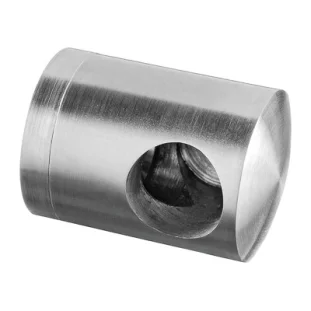 QRAIL varda kinniti MOD0833 parem mitteläbiva avaga 12mm AISI304 harjatud