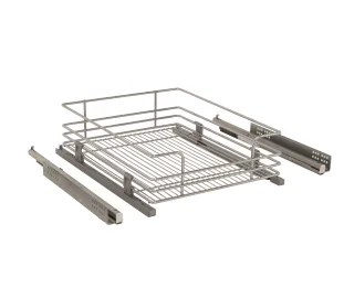 FURNITAL FIBO Väljatõmmatav cargo H140mm, L450mm, Hettich vaikselt sulguvatel siinidel