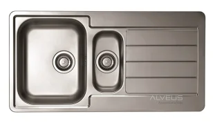 ALVEUS köögivalamu MONARCH LINE 10, 980x500mm, I, roostevaba teras, antratsiit
