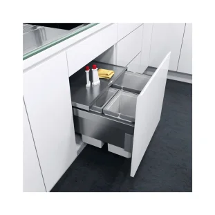 VAUTH-SAGEL ENVI Space prügisüsteem, L600mm, 1x22L/2x10L, hõbedane (PRVS600-3)