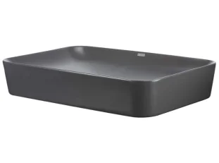 DEANTE vannitoavalamu TESS, 396x597x111mm, tööpinnale paigaldadav, keraamiline, antratsiit
