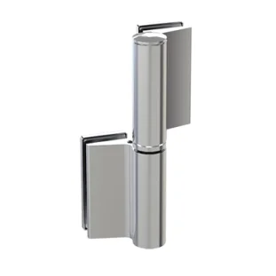 COLCOM hing Biloba EVO klaasustele klaas/klaas 8-21,5mm Stop +90° +180° vasak 100kg must anodeering