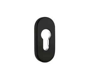 greenteQ südamikukate prof.uksele PZ AL RAL9005 must poolmatt 9mm sisse/välja 1tk