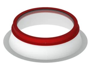 LAMILUX FE 3x klaas ümar Ø100cm K30 Ug=0,6W/m²K. 30cm alusraam. Väljast RAL värvitud alumiinium profiil. 39dB. Kinnine