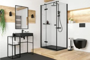 DEANTE vannitoavalamu CORREO, 400x600x100mm, tööpinnale paigaldadav, graniit, antratsiit