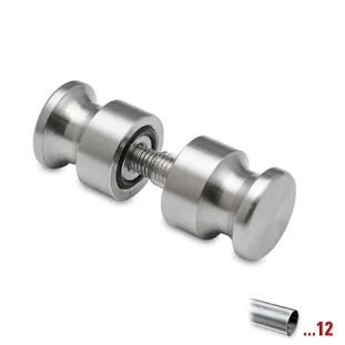 GF uksenupp MOD0102 klaasuksele 8-12mm toon harjatud RST