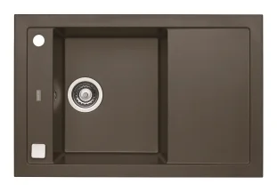 ALVEUS köögivalamu FORMIC 30, 760x500mm, I/U, graniit, chocolate-G03M
