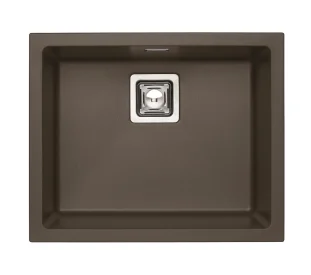 ALVEUS köögivalamu QUADRIX 50, 560x460x200mm, I/U, graniit, chocolate-G03M