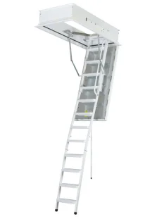 WIPPRO Pööningu trepp-luuk Basicstair Smart, -, 120 x 60 cm, U=0,7 W/m2K , ruumi kõrgusele 250-265 cm
