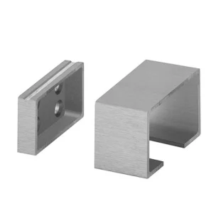 QRAIL EGS led otsakate MOD6505 seinale kinnitus reelingule 65x40mm toon alum.