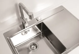 ALVEUS köögivalamu PURE 40 parem, 790x525mm, F/S, roostevaba teras, satiin