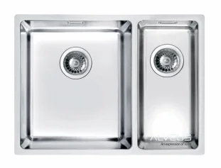 ALVEUS köögivalamu KOMBINO 120, 590x440mm, alt paigaldatav (U), roostevaba teras, satiin