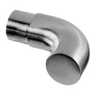 QRAIL otsakate MOD0739 torule 42,4x2mm AISI304 harjatud
