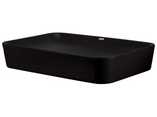 DEANTE vannitoavalamu TESS, 396x597x111mm, tööpinnale paigaldadav, keraamiline, must