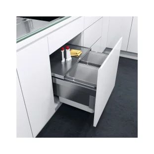 VAUTH-SAGEL ENVI Space prügisüsteem, L600mm, 2x22L, hõbedane (PRVS600-2)