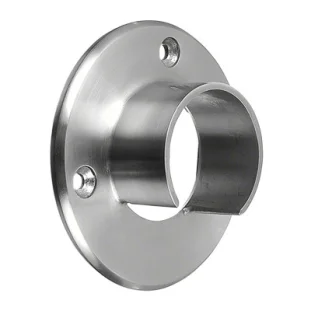 QRAIL EGS kinnitus seinal MOD6505 U-reelingule Ø 60,3mm AISI304 harjatud